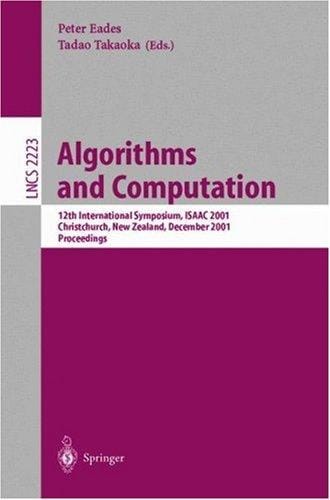 Algorithms and computation