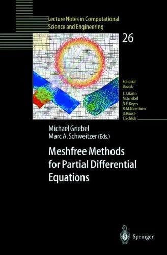 Meshfree methods for partial differential equations