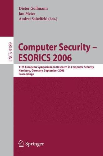 Computer security--ESORICS 2006