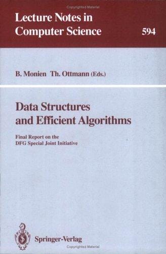 Data structures and efficient algorithms