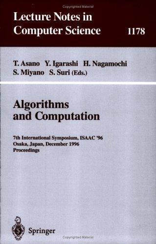 Algorithms and computation