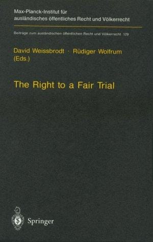 The right to a fair trial
