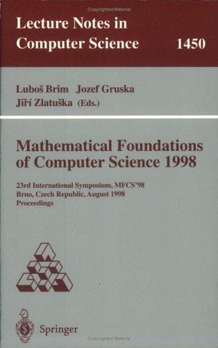Mathematical Foundations of Computer Science, 1998