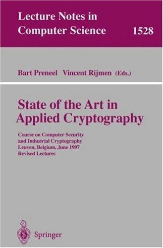 State of the art in applied cryptography