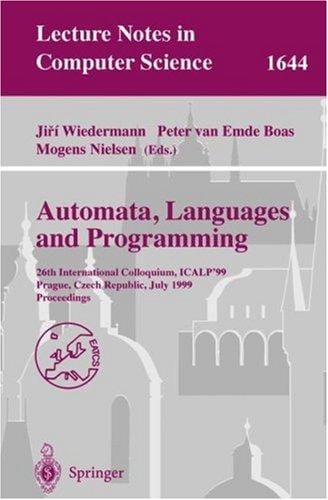 Automata, languages and programming