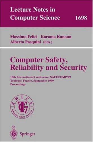 Computer safety, reliability, and security