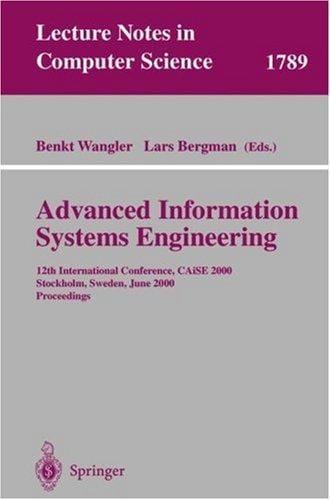 Advanced information systems engineering