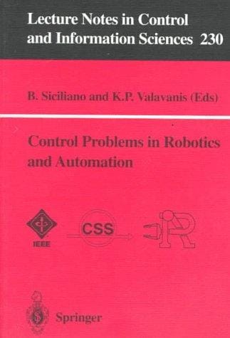 Control problems in robotics and automation