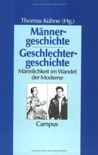 Männergeschichte, Geschlechtergeschichte