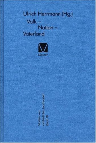 Volk, Nation, Vaterland
