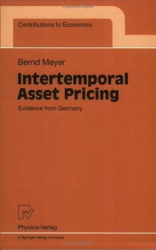 Intertemporal asset pricing