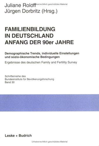 Familienbildung in Deutschland Anfang der 90er Jahre