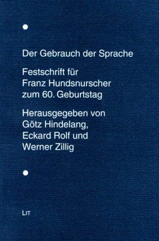 Der Gebrauch der Sprache