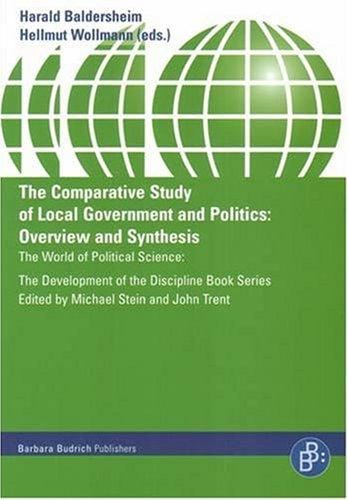 The comparative study of local government and politics