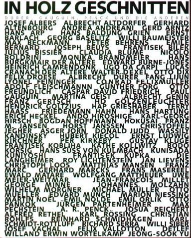 In Holz geschnitten