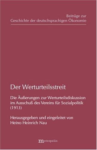 Der Werturteilsstreit