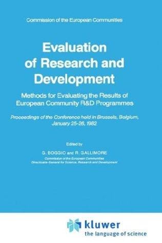 Evaluation of research and development