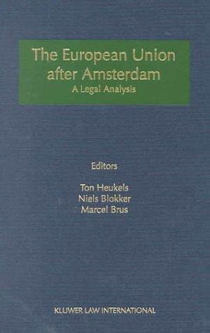 The European Union after Amsterdam