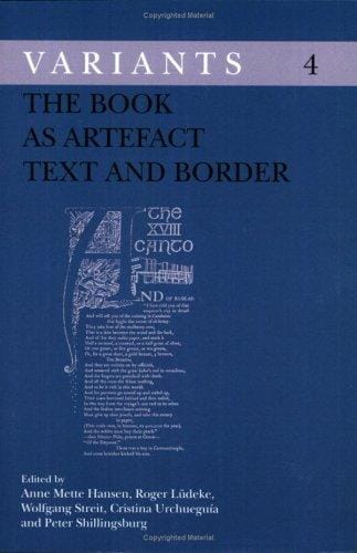 The book as artefact, text and border