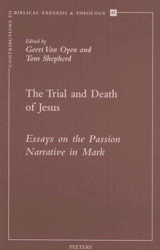 The trial and death of Jesus