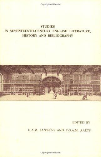 Studies in seventeenth-century English literature, history, and bibliography