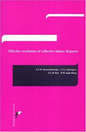 Effective resolution of collective labour disputes