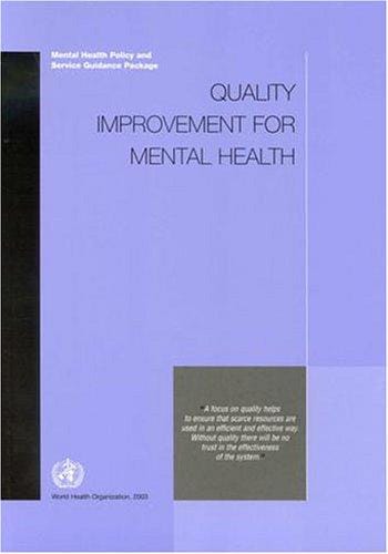 Quality improvement for mental health