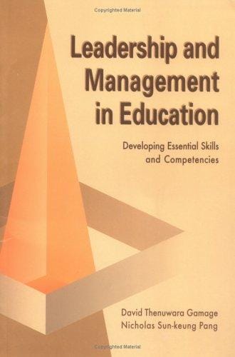 Leadership and management in education