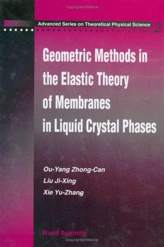 Geometric methods in the elastic theory of membranes in liquid crystal phases