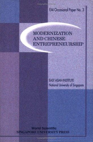Modernization and Chinese entrepreneurship