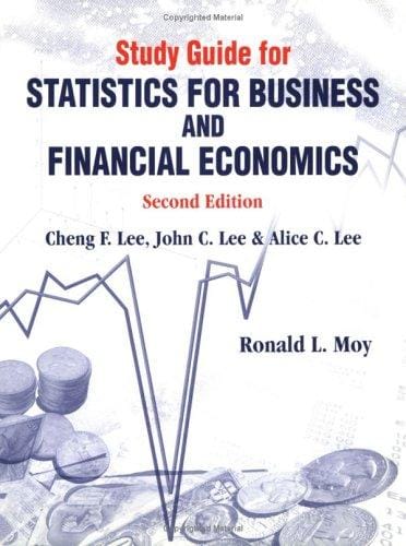 Study Guide for Statistics for Business & Financial Economics
