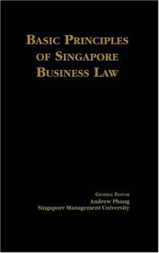 Basic principles of Singapore business law