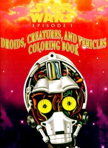 Droids, Creatures, and Vehicles Coloring Book