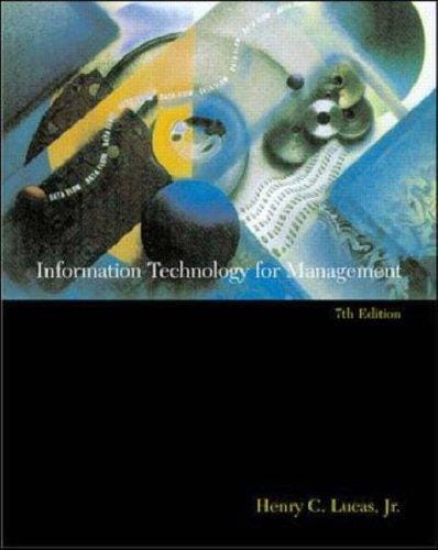 Information Technology for Managers