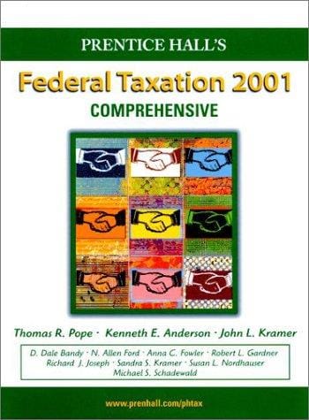 Prentice Hall's Federal Taxation 2001