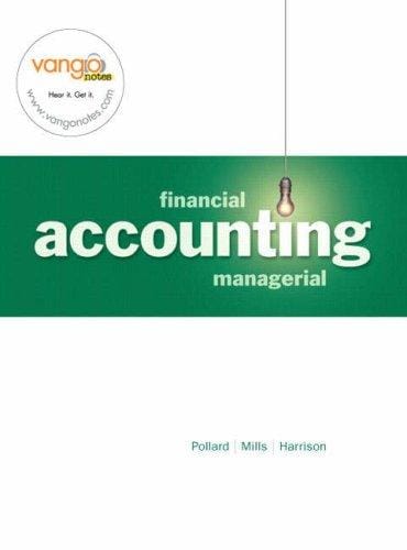 Financial/Managerial Accounting
