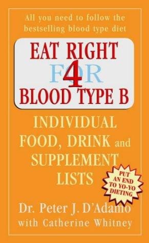 Eat right for blood type B