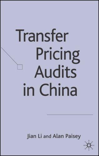 Transfer Pricing Audits in China