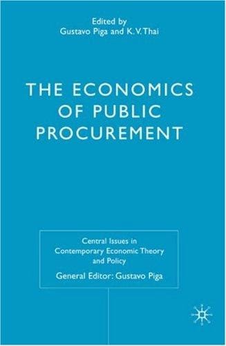 The economics of public procurement