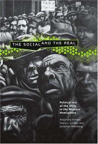 The social and the real political art of the 1930's in the western hemisphere