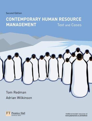 Contemporary human resource management