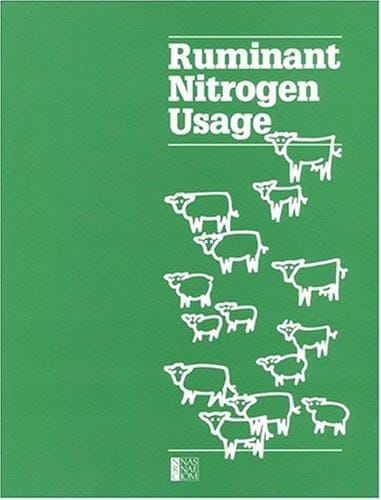 Ruminant nitrogen usage
