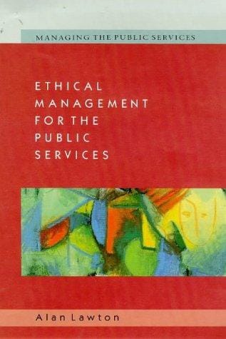 Ethical management for the public services