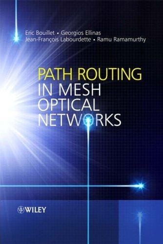 Path routing in mesh optical networks