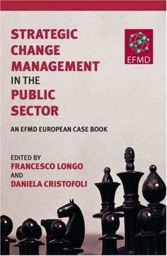 Strategic change management in the public sector