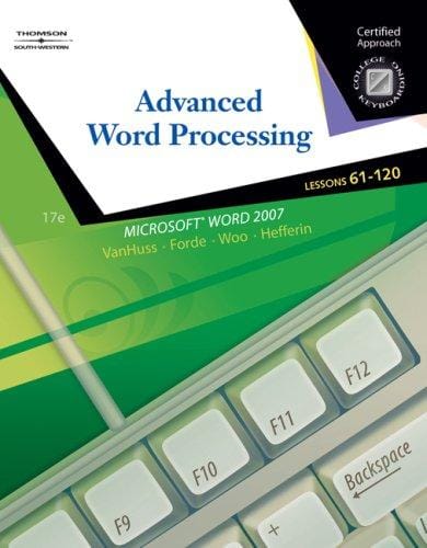 Advanced Word Processsing, Lessons 61-120