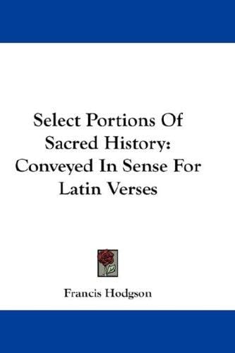 Select Portions Of Sacred History