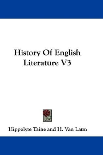 History Of English Literature V3