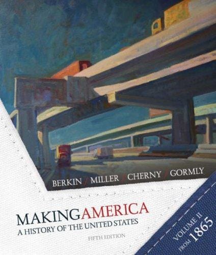 Berkin Making America Volume Two Fifth Edition