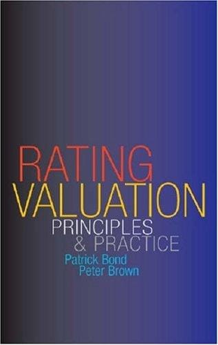 Rating Valuation Principles & Practice